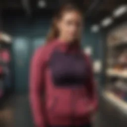 Stylish Lululemon apparel displayed in a vibrant setting