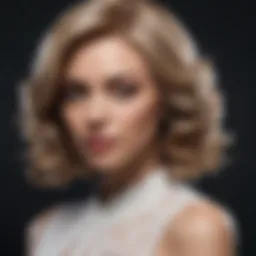 Elegance and sophistication personified in a lace front wig