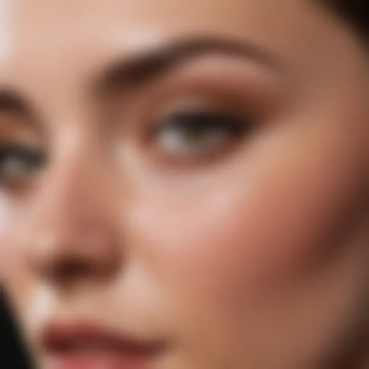 Application Technique with Nose Contour Brush