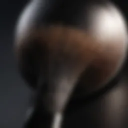 Close-up of Nyx Concealer Brush showcasing its bristle design