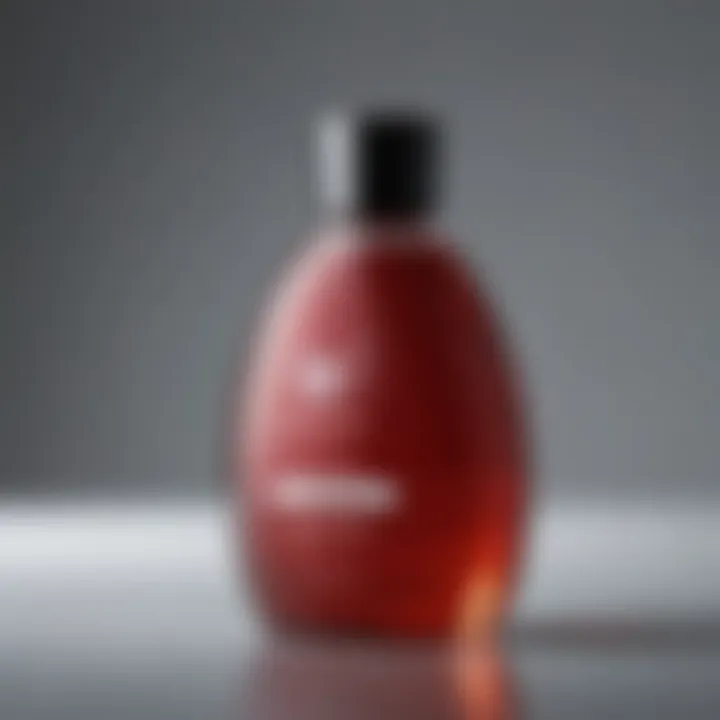 A close-up view of Odele Shampoo bottle showcasing its sleek design.