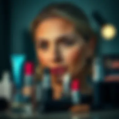 Choosing the Right Products for Aging Skin Selection of makeup products suitable for mature skin