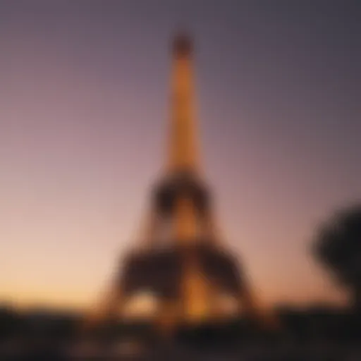 Eiffel Tower at Dusk