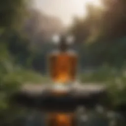 A serene landscape representing the essence of Philosophy perfumes