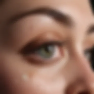 Artful Eye Cream Application Precise Application of Eye Cream