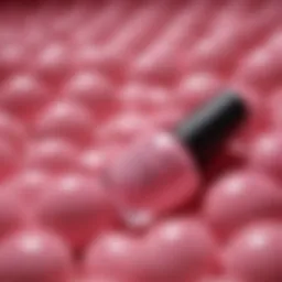 Vibrant OPI pink polish shades array