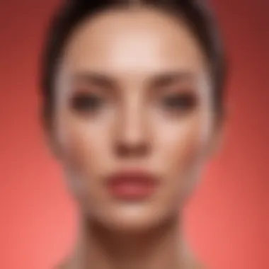 Facial Rejuvenation with RenuvaSkin Application of red light therapy on facial skin