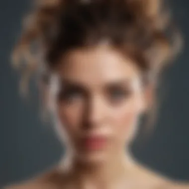 Visual representation of the stress-hair relationship.