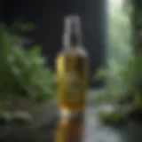 Nourishing botanical oils for dry hair