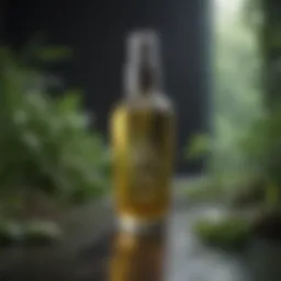 Nourishing botanical oils for dry hair