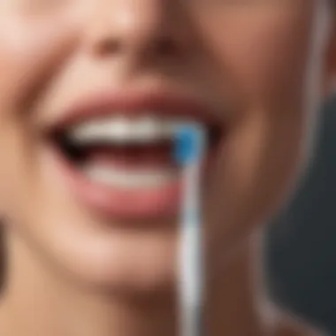 User-friendly toothbrush flosser for enhanced oral health