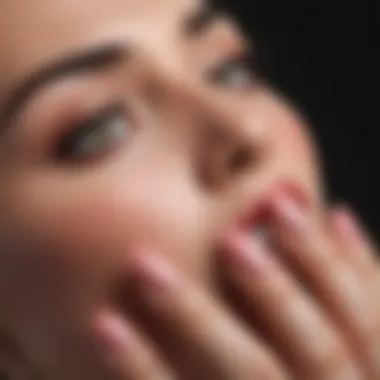 Demonstration of safe gel polish removal techniques