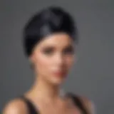 Luxurious Satin Head Wrap in Elegant Black