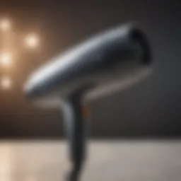 Sleek professional hair dryer showcasing advanced technology