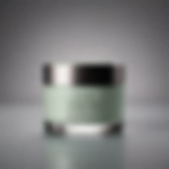 Sleek cream container with dermatologist-recommended components