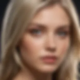 Subtle Ash Blonde Highlights on Neutral Skin Tone