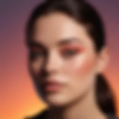 Radiant Sunset Blush Glow Sunset Glow Blush Application
