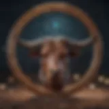 Mystical Taurus Symbol