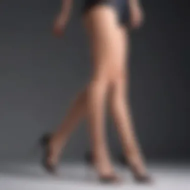 Elegant Pose for Slimmer Leg Appearance Elegant pose showcasing leg angles