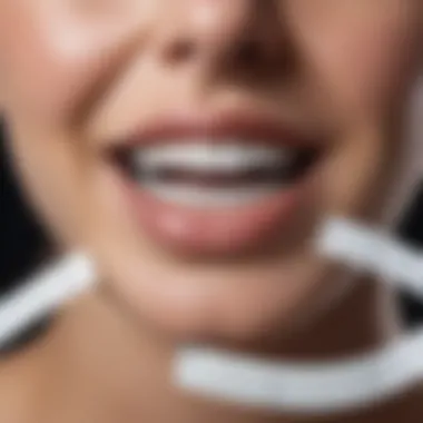 Understanding Ingredients in Whitening Strips Illustration of various active ingredients in teeth whitening strips