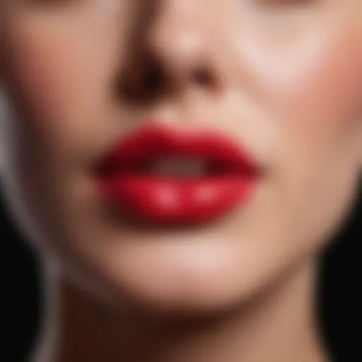 A close-up of vibrant lip tints arranged aesthetically.