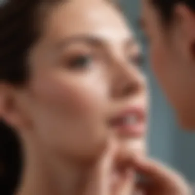 Dermatologist Consultation on Scar Prevention A dermatologist consulting with a patient about scar prevention