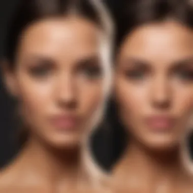 Before and After Self-Tanning Before and after showcase of self-tanning results