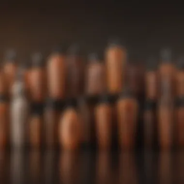 Variety of Self-Tanning Products Variety of self-tanning products displayed elegantly