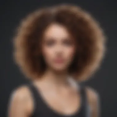 Dyson technology demonstration showcasing curly hair results