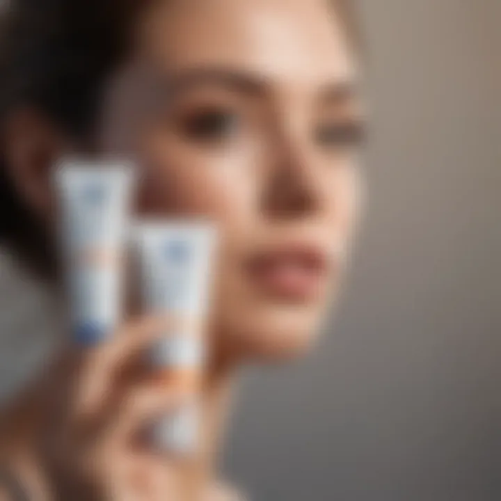 Sunscreen products suitable for different skin types