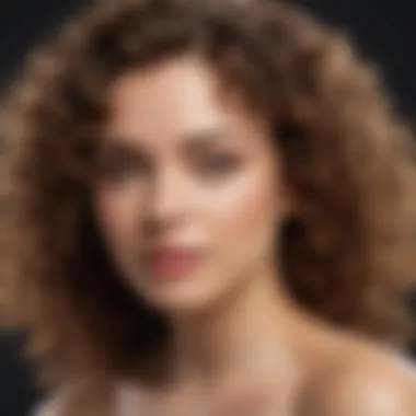 Transformative Effects of Curl Creams Before and after styling showing enhanced curls in fine hair