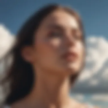 Understanding UV Rays and Their Effects on Skin Illustration of UV rays penetrating through clouds
