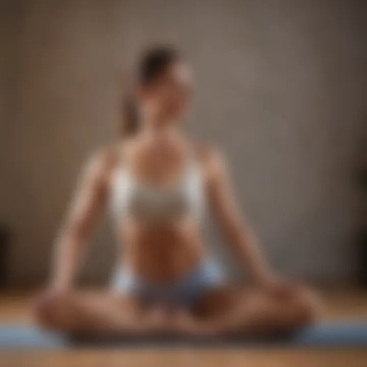 Woman practicing yoga for abdominal strength