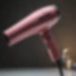 A sleek hair dryer showcasing advanced technology
