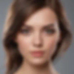 Before application of True Science hair care products showing dull and lifeless hair