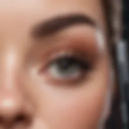 Elegant display of Ulta Beauty Clear Mascara tube