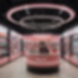 Innovative retail space showcasing Ulta Beauty products