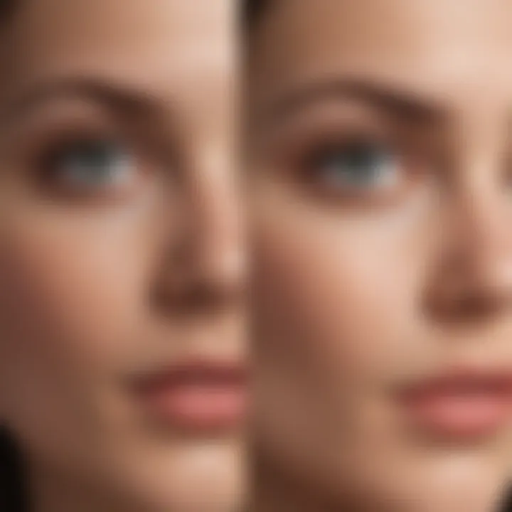 Before and after effects of using CeraVe Eye Cream