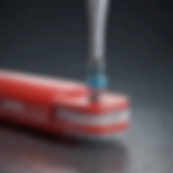 Precision cleaning mechanism in an electronic toothbrush