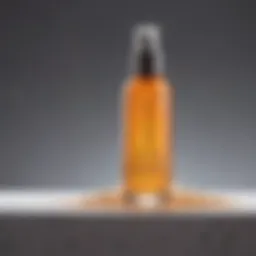 Protective hair serum for damaged bleached hair