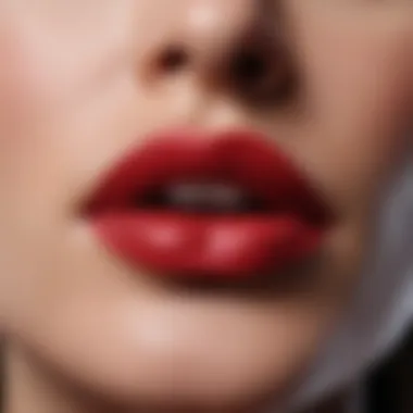 Velvety Matte Lipstick Texture