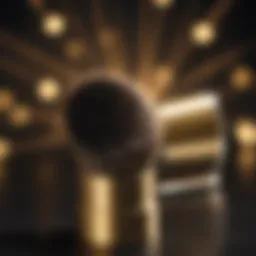 Luxurious Brush with Gold Accents