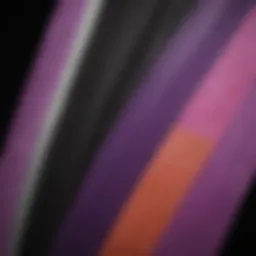 A visual representation of the asexual pride flag with its distinct colors.