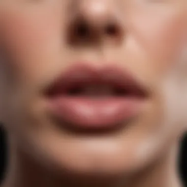 Vibrant, full lips showcasing the effects of micropigmentation