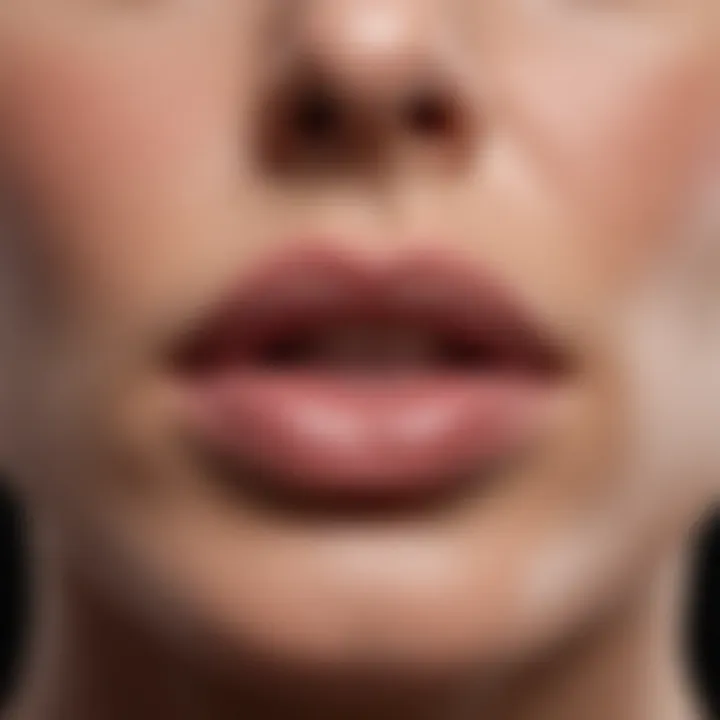 Vibrant, full lips showcasing the effects of micropigmentation