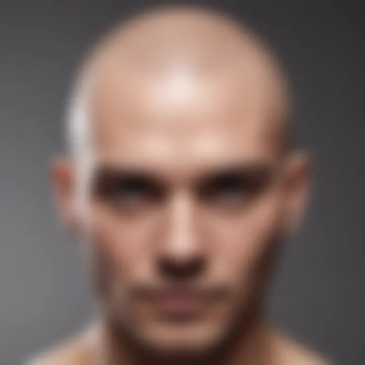 Scalp with natural-looking pigmentation for hair enhancement