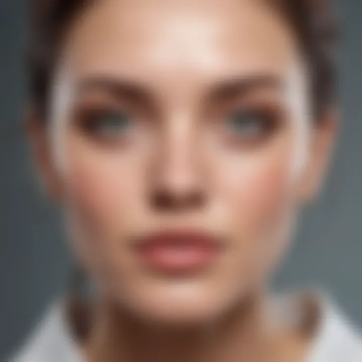 Infographic depicting the benefits of regular face cleansing