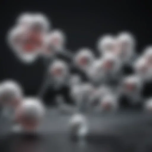The molecular structure of salicylic acid showcasing its properties.