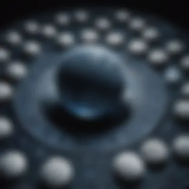 Lunar Calendar and Blue Moon Events A calendar marking the dates of lunar phases