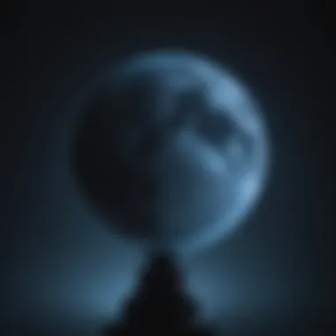 The Enigmatic Blue Moon Night sky showcasing a brilliant Blue Moon